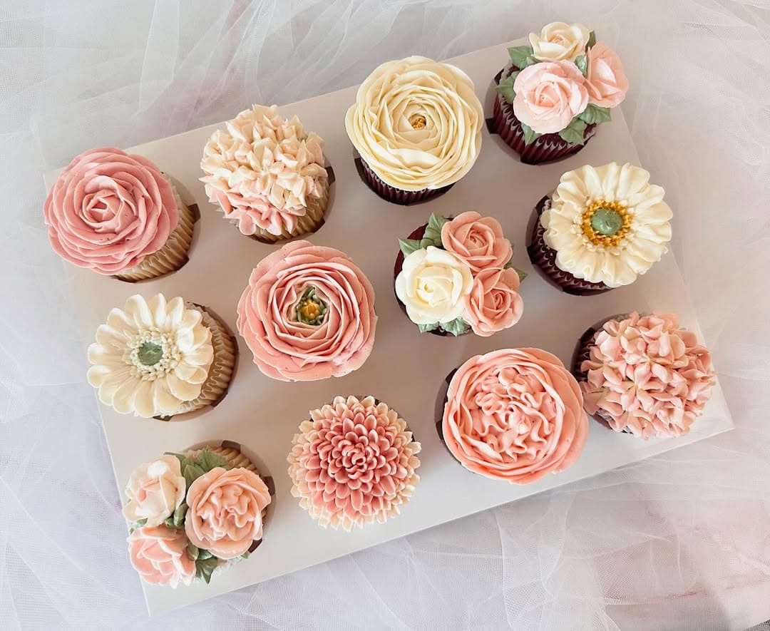 Decorated cupcakes